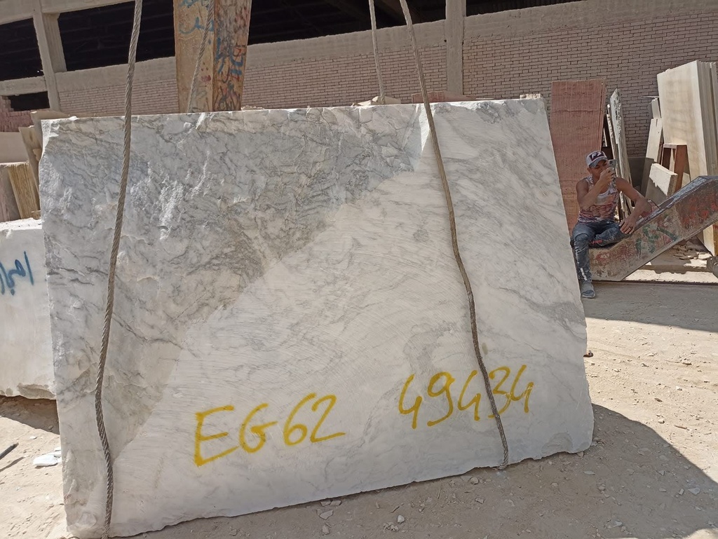 White Italian Carrara Block No. # ZOZ-C 4 