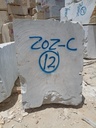 White Italian Carrara Block No. # ZOZ-C 12