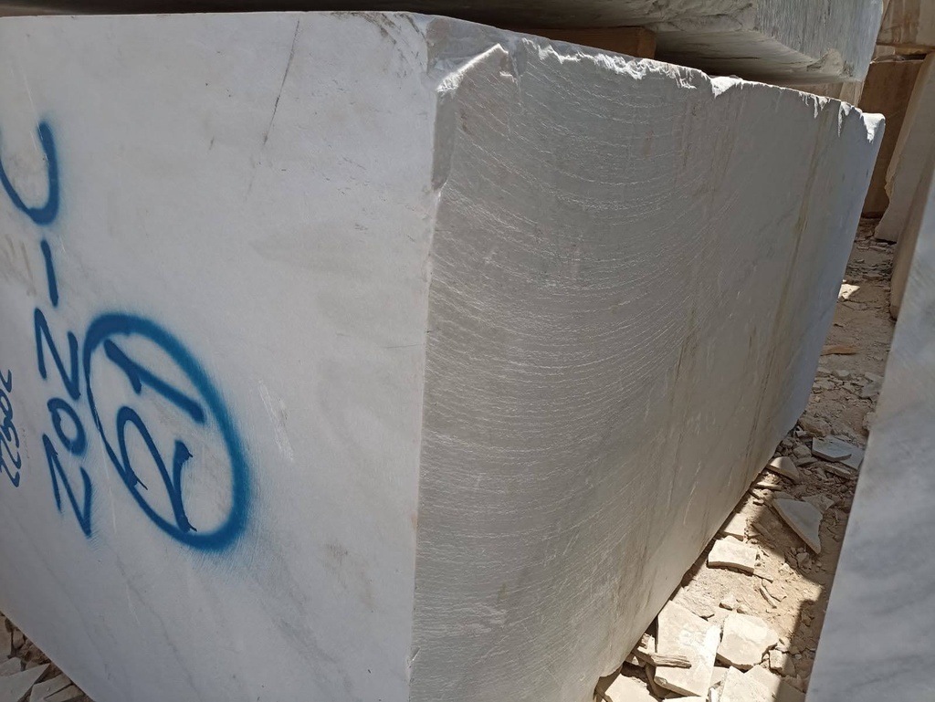 [ZOZ-C21 | TCR-22502] White Italian Carrara Block No. # ZOZ-C 21